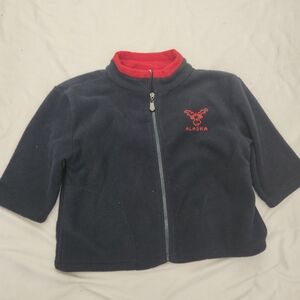 Dimco boys size 4T navy zip up Alaska jacket #L001